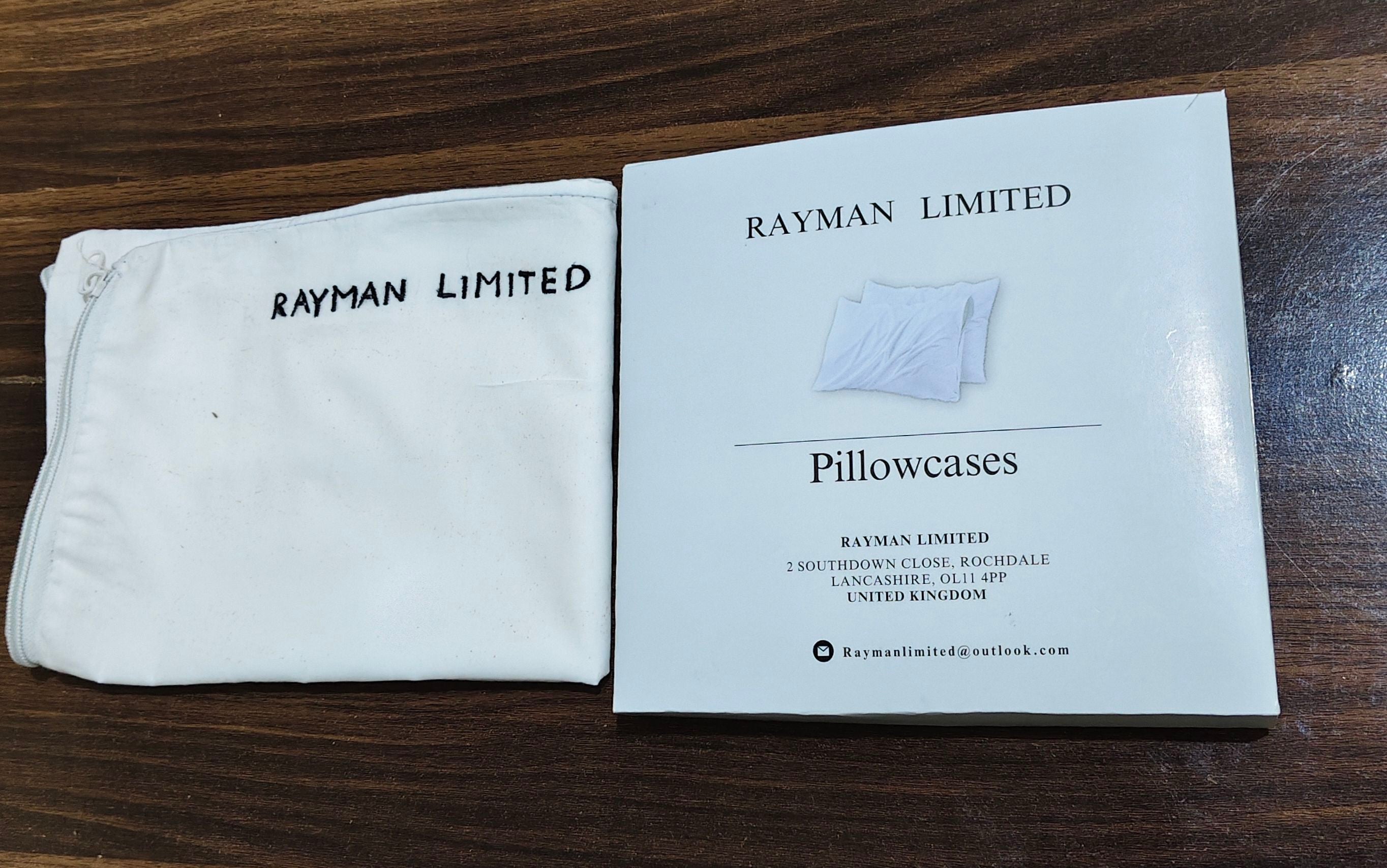 RAYMAN LIMITED Luxury Pillowcase Set – Smooth, Durable, Hotel Quality