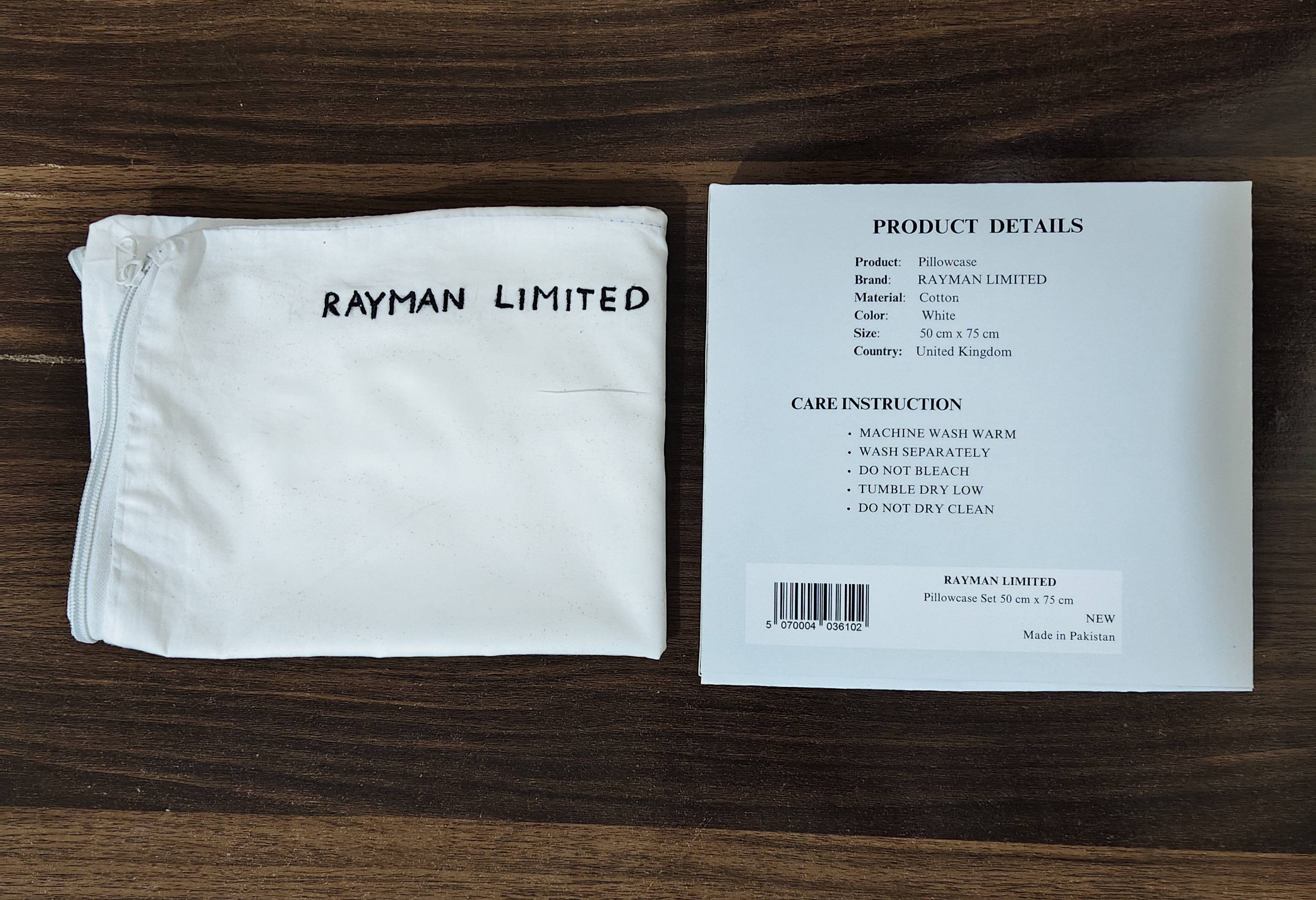 RAYMAN LIMITED Luxury Pillowcase Set – Smooth, Durable, Hotel Quality